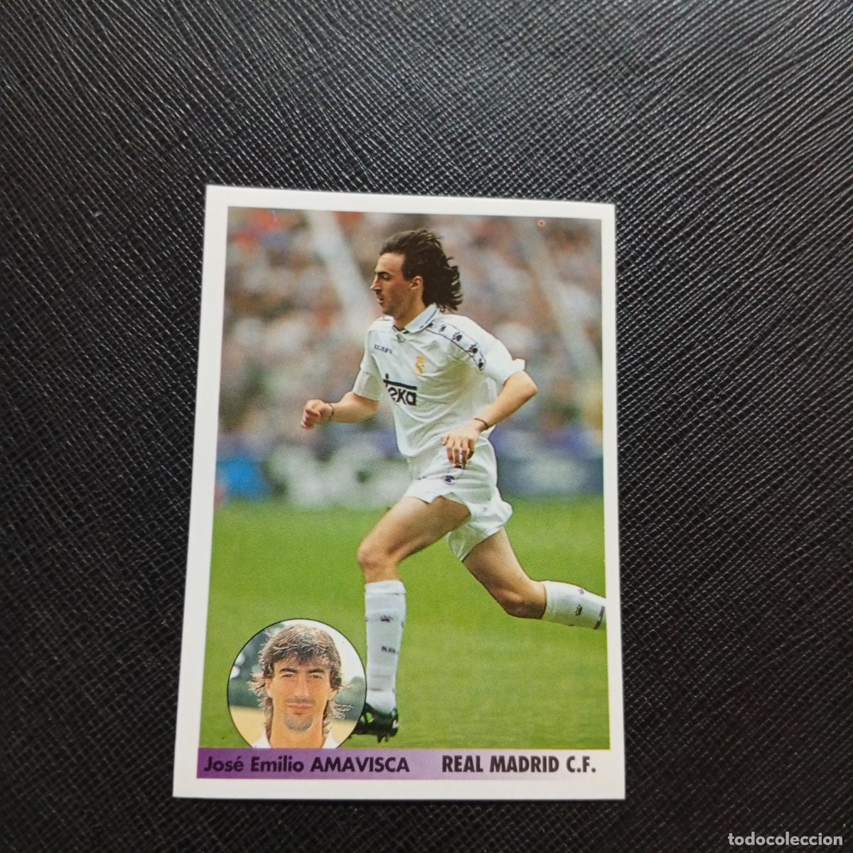 Cromos de f&uacute;tbol: 231 AMAVISCA REAL MADRID PANINI 1996 1997 LOS MEJORES EQUIPOS DE EUROPA 96 97 - SIN PEGAR A62 PG109