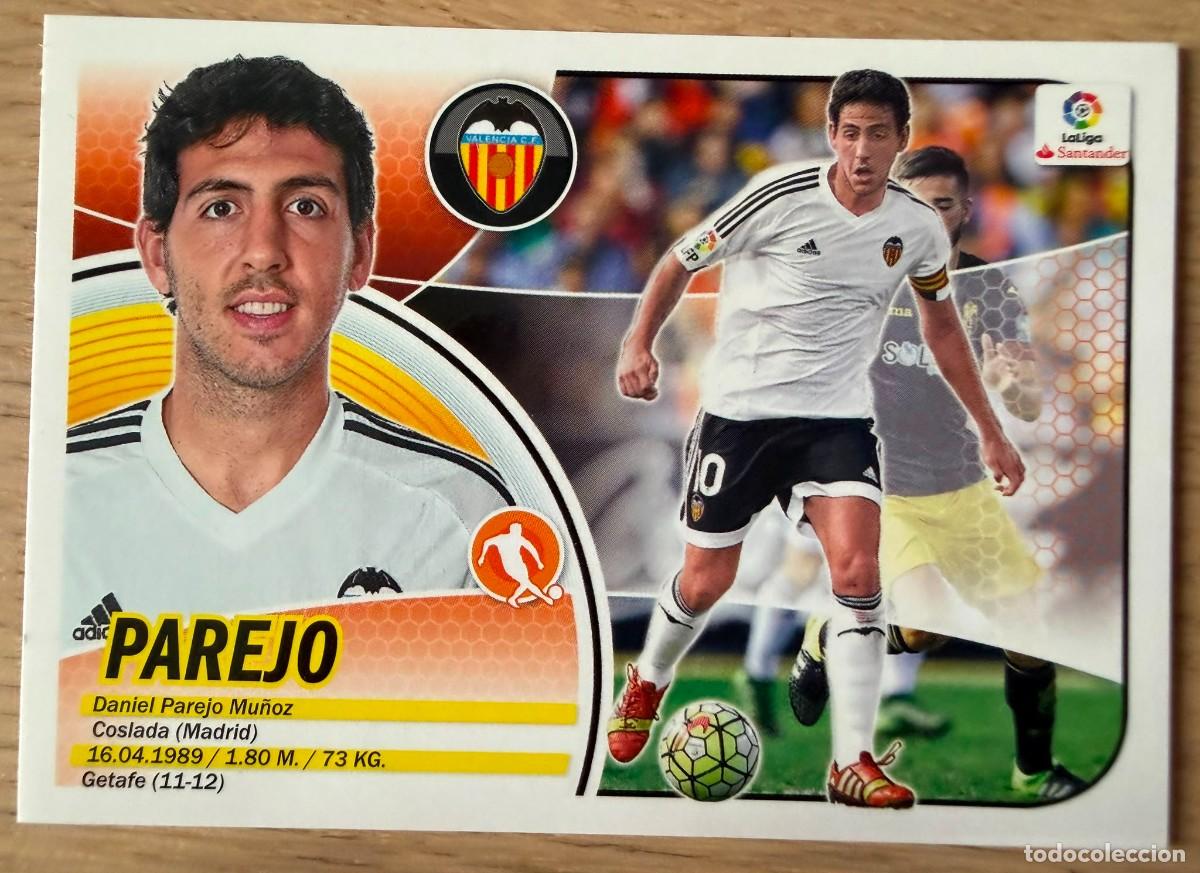 Fu&szlig;ball-Sticker: 12 PAREJO VALENCIA 16 17 2016 2017 LIGA SANTANDER COLECCIONES ESTE SIN PEGAR STICKER