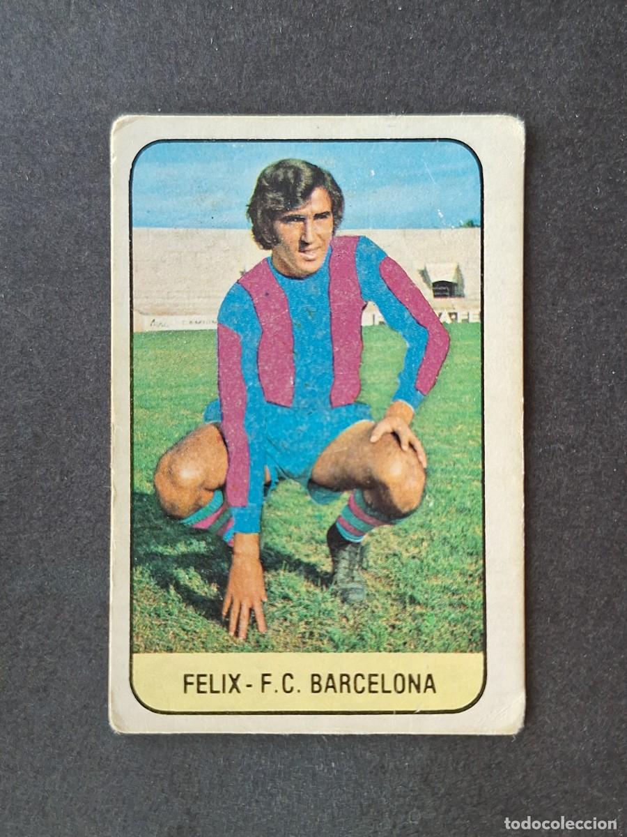Fu&szlig;ball-Sticker: L3 FELIX F. C. BARCELONA FICHAJE 5 LIGA ESTE 1978 1979 78 79 DESPEGADO RECUPERADO