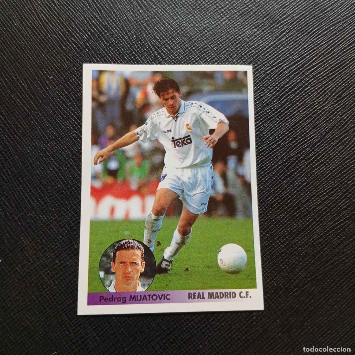 Football Stickers: 234 MIJATOVIC REAL MADRID PANINI 1996 1997 LOS MEJORES EQUIPOS DE EUROPA 96 97 - SIN PEGAR A62 PG118
