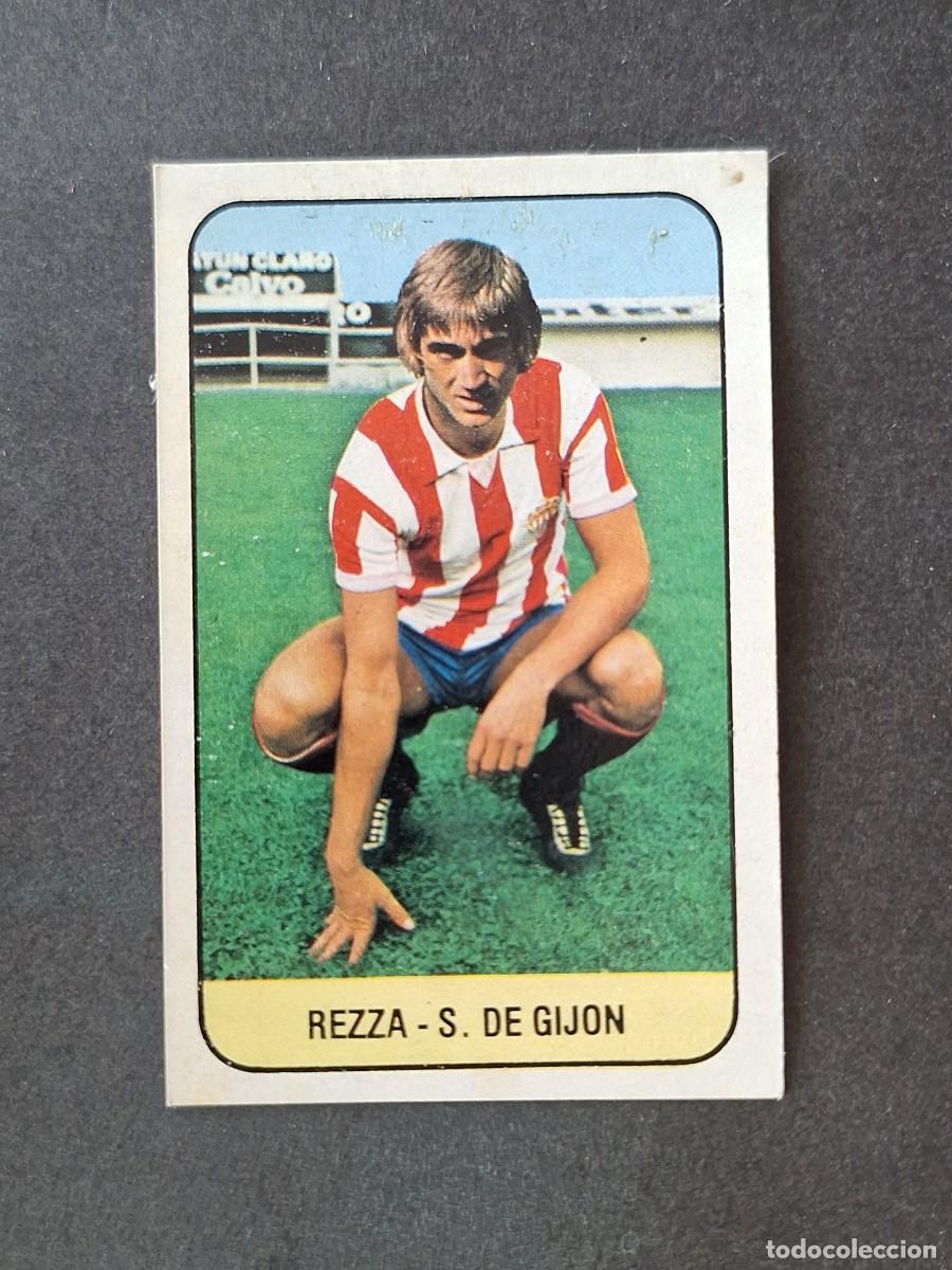 Fu&szlig;ball-Sticker: L3 REZZA SPORTING DE GIJON FICHAJE 7 LIGA ESTE 1978 1979 78 79 DESPEGADO RECUPERADO