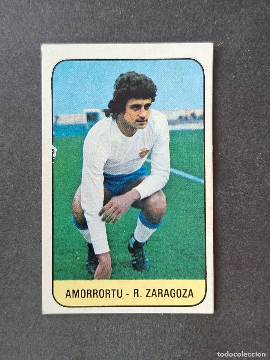Football Stickers: L3 AMORRORTU REAL ZARAGOZA FICHAJE 8 LIGA ESTE 1978 1979 78 79 DESPEGADO RECUPERADO