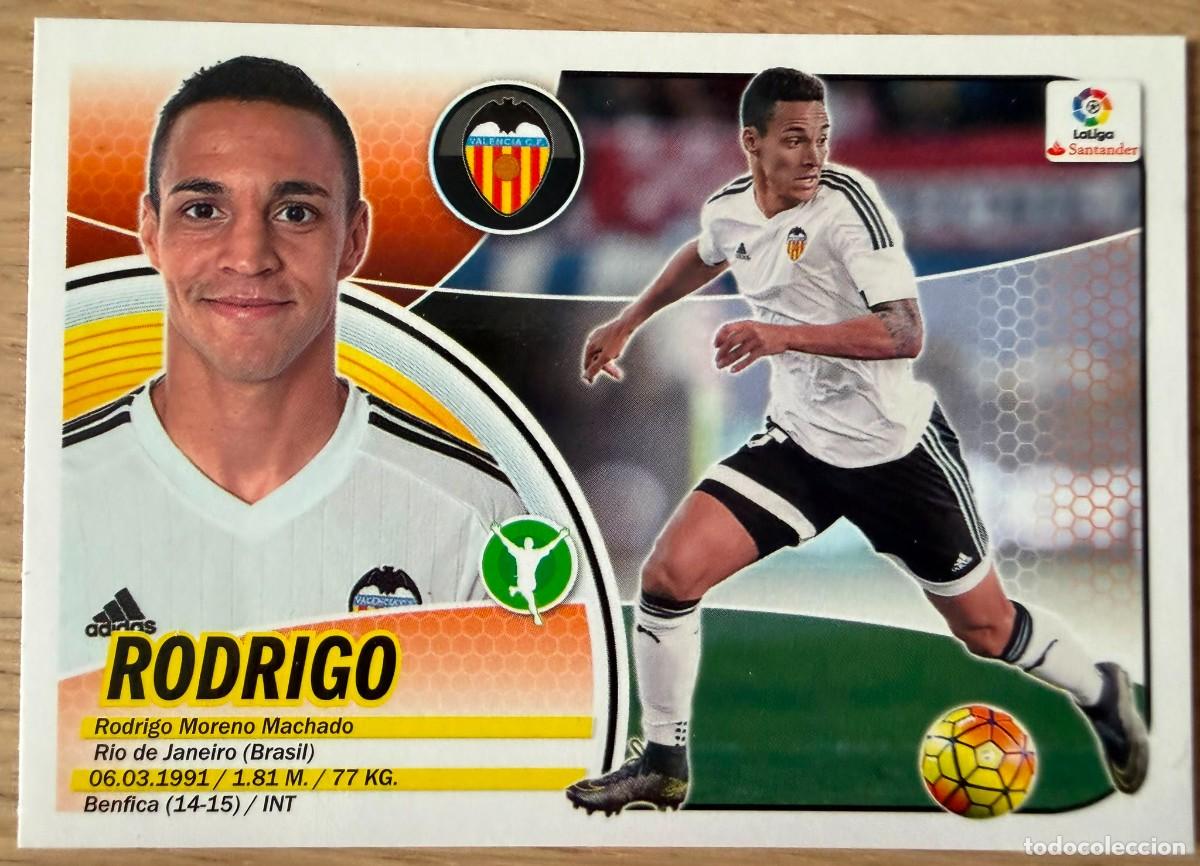 Football Stickers: 14A 14 A RODRIGO VALENCIA 16 17 2016 2017 LIGA SANTANDER COLECCIONES ESTE SIN PEGAR STICKER