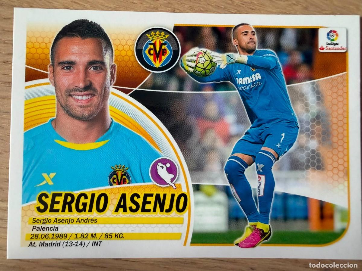 Football Stickers: 1 SERGIO ASENJO VILLARREAL 16 17 2016 2017 LIGA SANTANDER COLECCIONES ESTE SIN PEGAR STICKER
