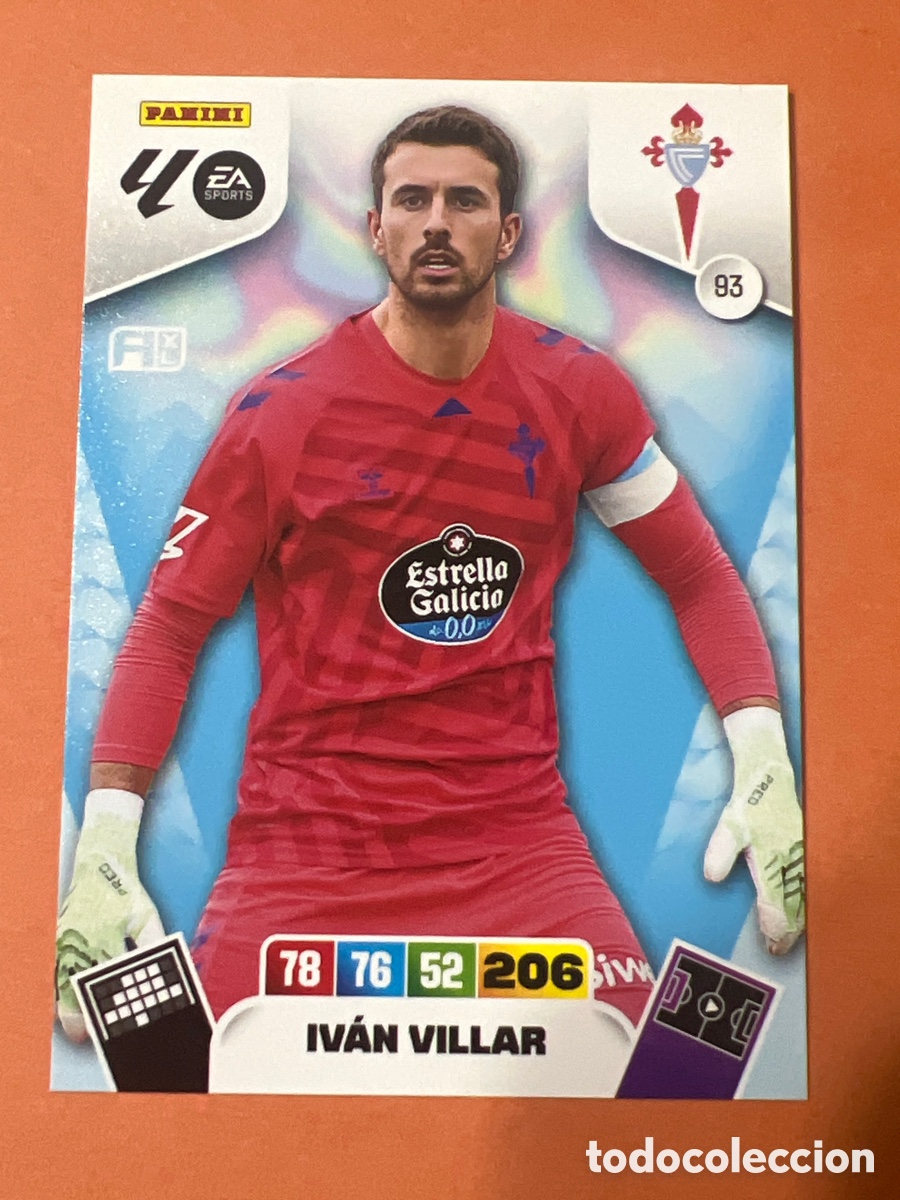 Football Stickers: E310. 93 IVAN VILLAR CELTA ADRENALYN 24 25 2024 2025 SIN PEGAR - ADRENALYN