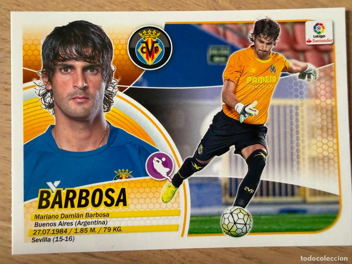 Fu&szlig;ball-Sticker: 2 BARBOSA VILLARREAL 16 17 2016 2017 LIGA SANTANDER COLECCIONES ESTE SIN PEGAR STICKER
