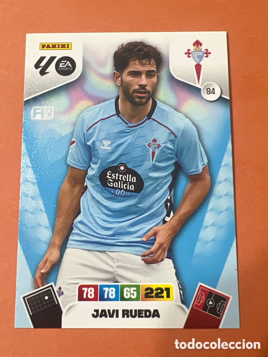Cromos de f&uacute;tbol: E311. CARD ADRENALYN XL PANINI 2025-2026 25 26 REGULAR JAVI RUEDA CELTA 94