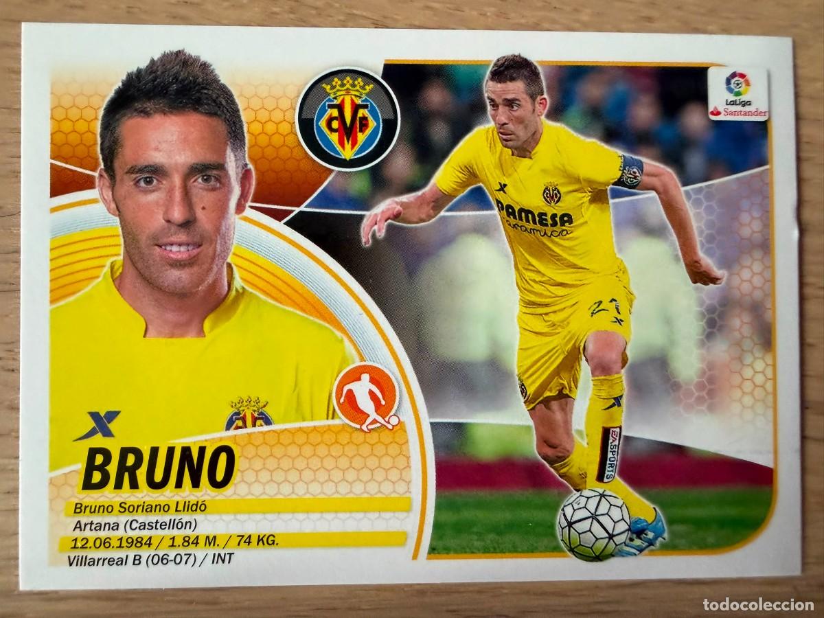 Fu&szlig;ball-Sticker: 9 BRUNO VILLARREAL 16 17 2016 2017 LIGA SANTANDER COLECCIONES ESTE SIN PEGAR STICKER