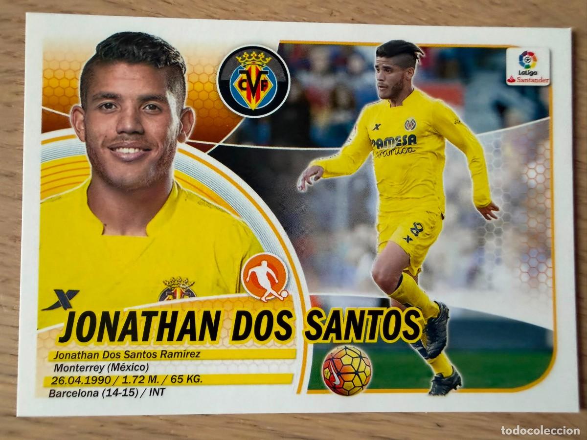 Fu&szlig;ball-Sticker: 12 JONATHAN DOS SANTOS VILLARREAL 16 17 2016 2017 LIGA SANTANDER COLECCIONES ESTE SIN PEGAR STICKER