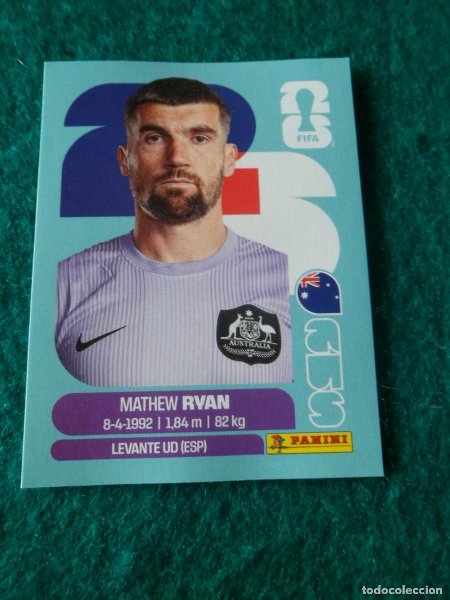 Cromos de f&uacute;tbol: CROMO FIFA WORLD CUP 2026. PANINI. MATHEW RYAN. AUS 2