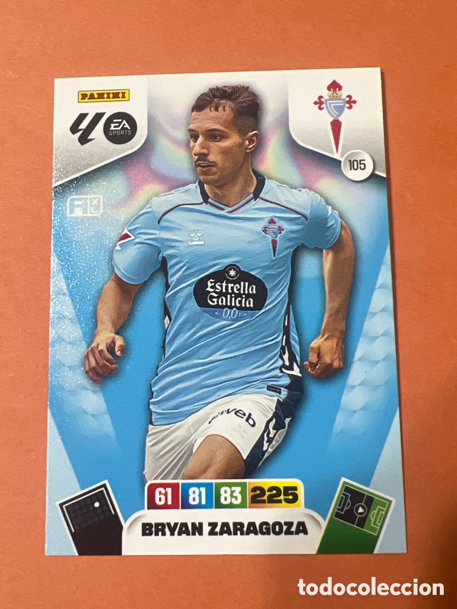Cromos de f&uacute;tbol: E347. PANINI ADRENALYN XL LIGA EA SPORTS 2025-2026 25-26 &ndash; N&ordm; 105 &ndash; Bryan Zaragoza Celta de Vigo
