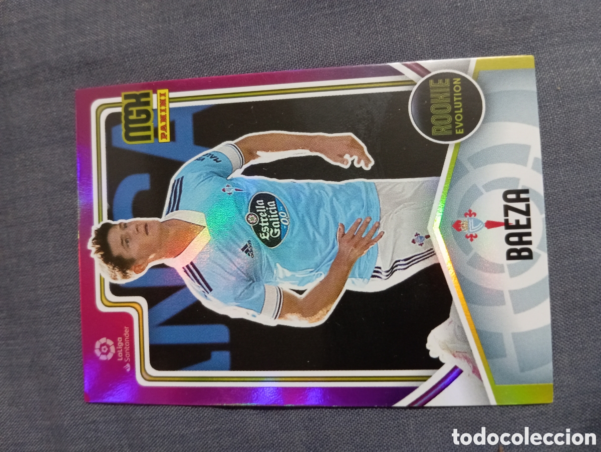 Cromos de f&uacute;tbol: Baeza Celta de Vigo ROOKIE EVOLUTION n&deg;383 / PANINI MEGACRACKS 2021/2022