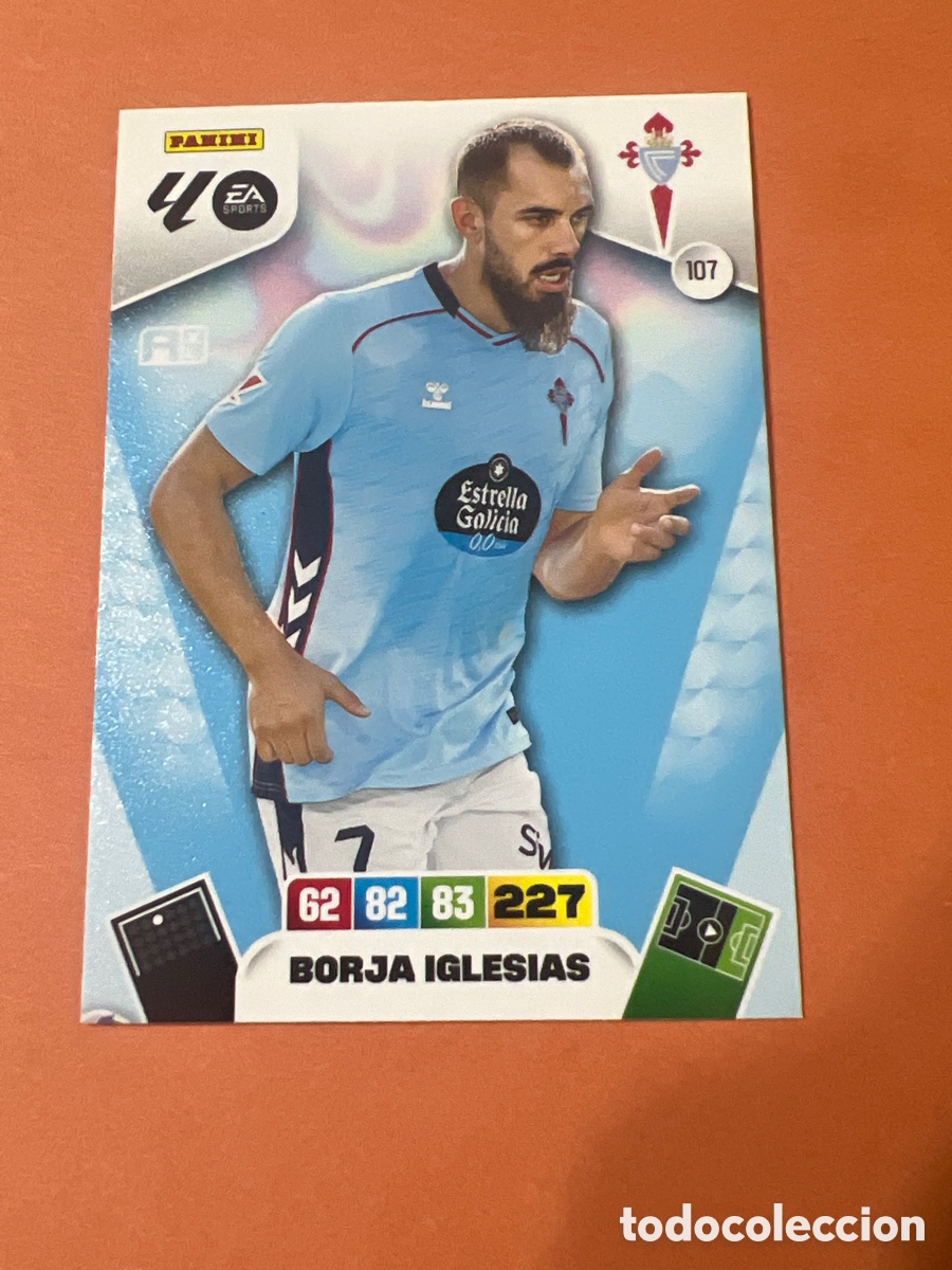 Cromos de f&uacute;tbol: B358. celta 107 borja iglesias adrenalyn 2025 2026 25 26 trading card