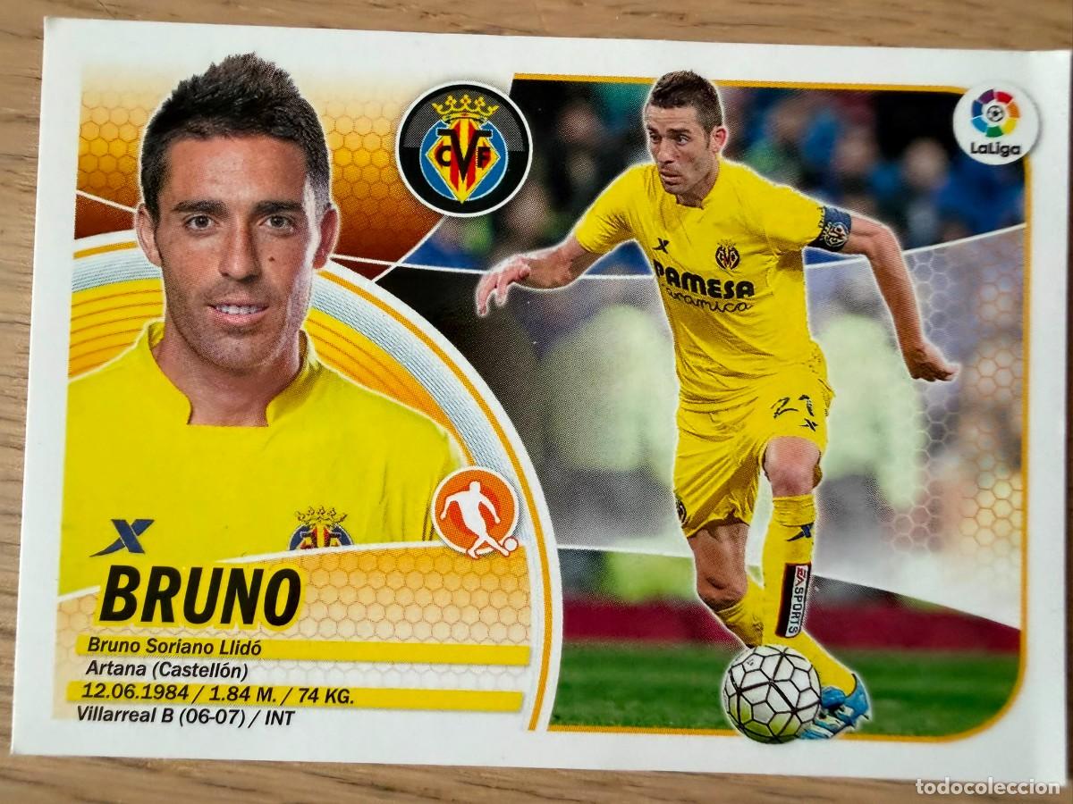 Cromos de f&uacute;tbol: 9 BRUNO SOLO LOGO LIGA VILLARREAL 16 17 2016 2017 LIGA SANTANDER COLECCIONES ESTE SIN PEGAR STICKER