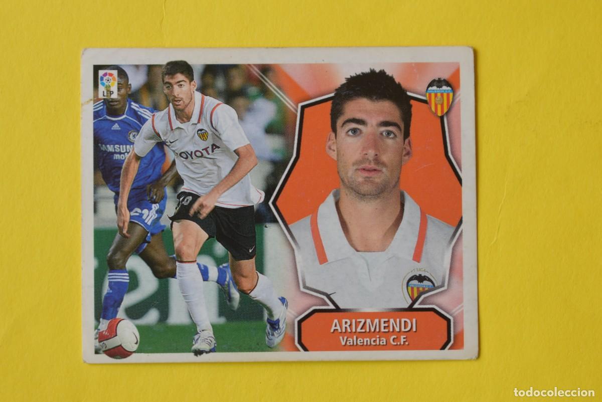 Cromos de f&uacute;tbol: Cromo Liga 2008 2009. 08 09. Arizmendi. Valencia. Colecciones ESTE.