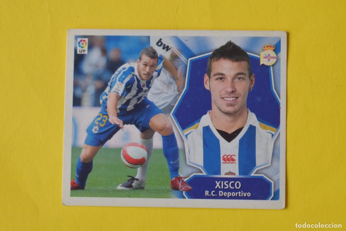 Cromos de f&uacute;tbol: Cromo Liga 2008 2009. 08 09. Xisco. Deportivo. Colecciones ESTE.