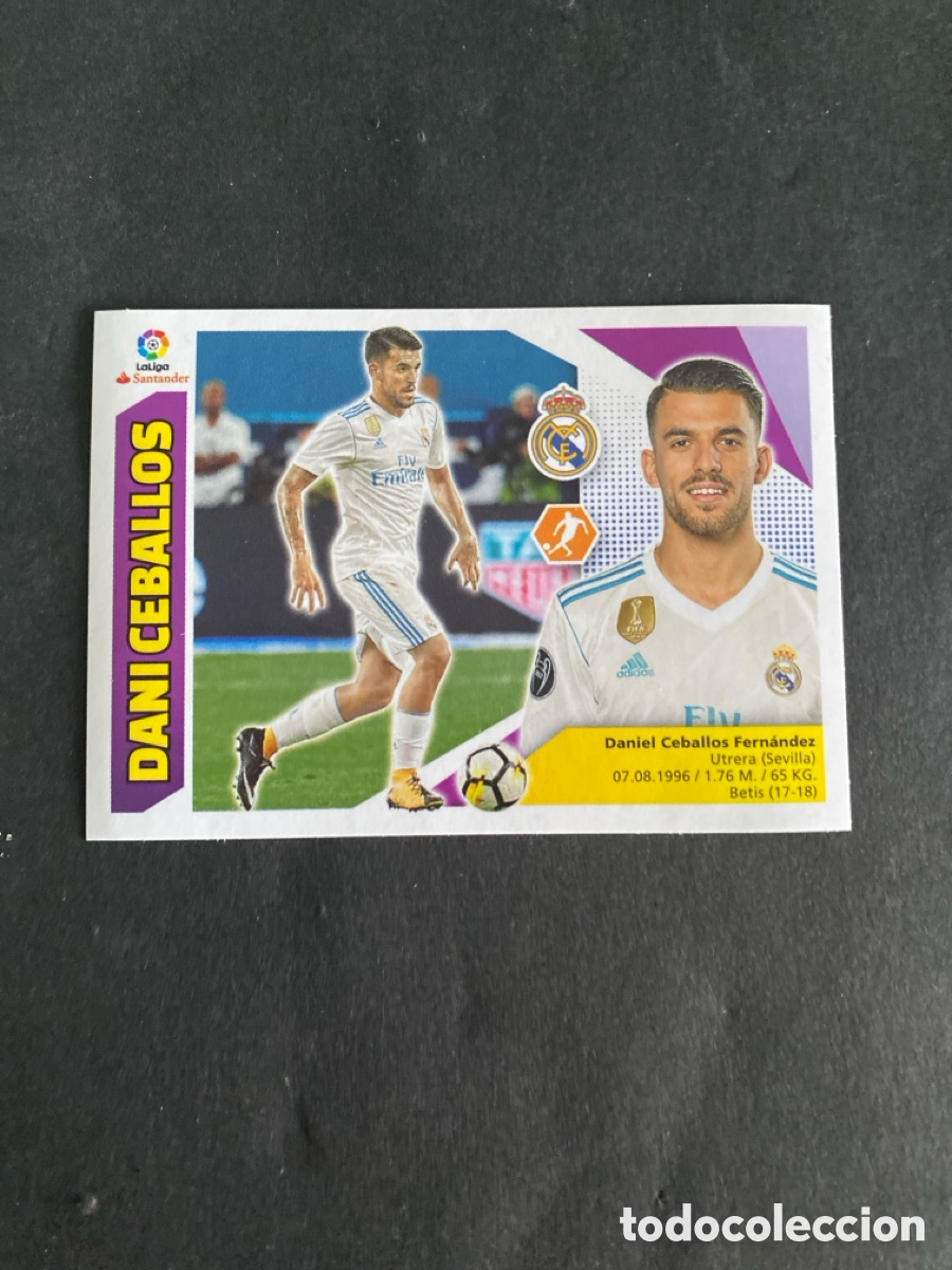 Cromos de f&uacute;tbol: Cromo liga 17/18 &Uacute;ltimos fichajes N*23