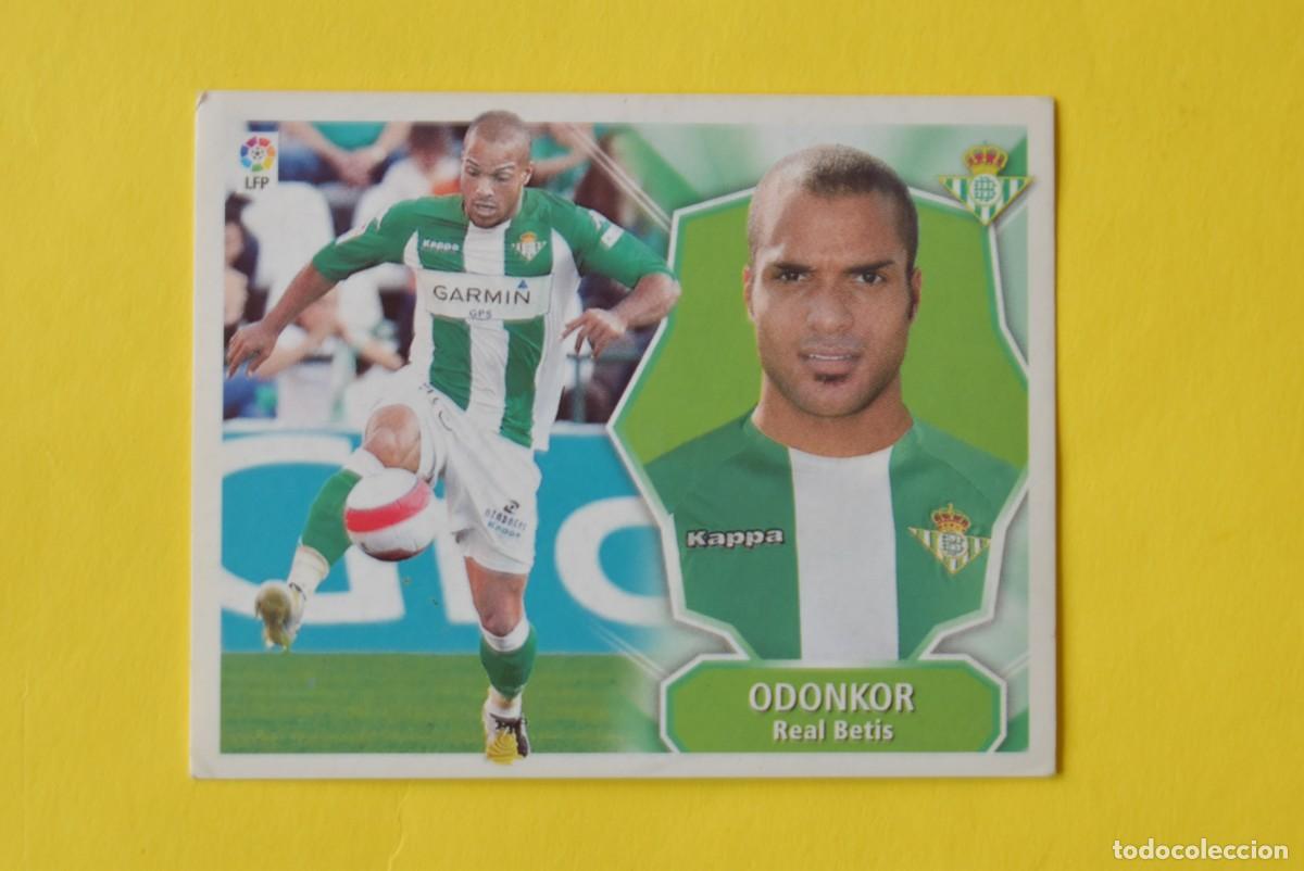 Cromos de f&uacute;tbol: Cromo Liga 2008 2009. 08 09. Odonkor. Real Betis. Colecciones ESTE.