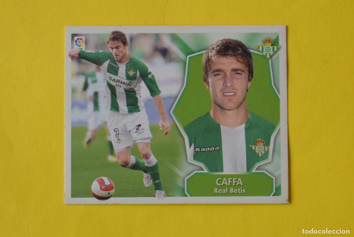 Cromos de f&uacute;tbol: Cromo Liga 2008 2009. 08 09. Caffa. Real Betis. Colecciones ESTE.
