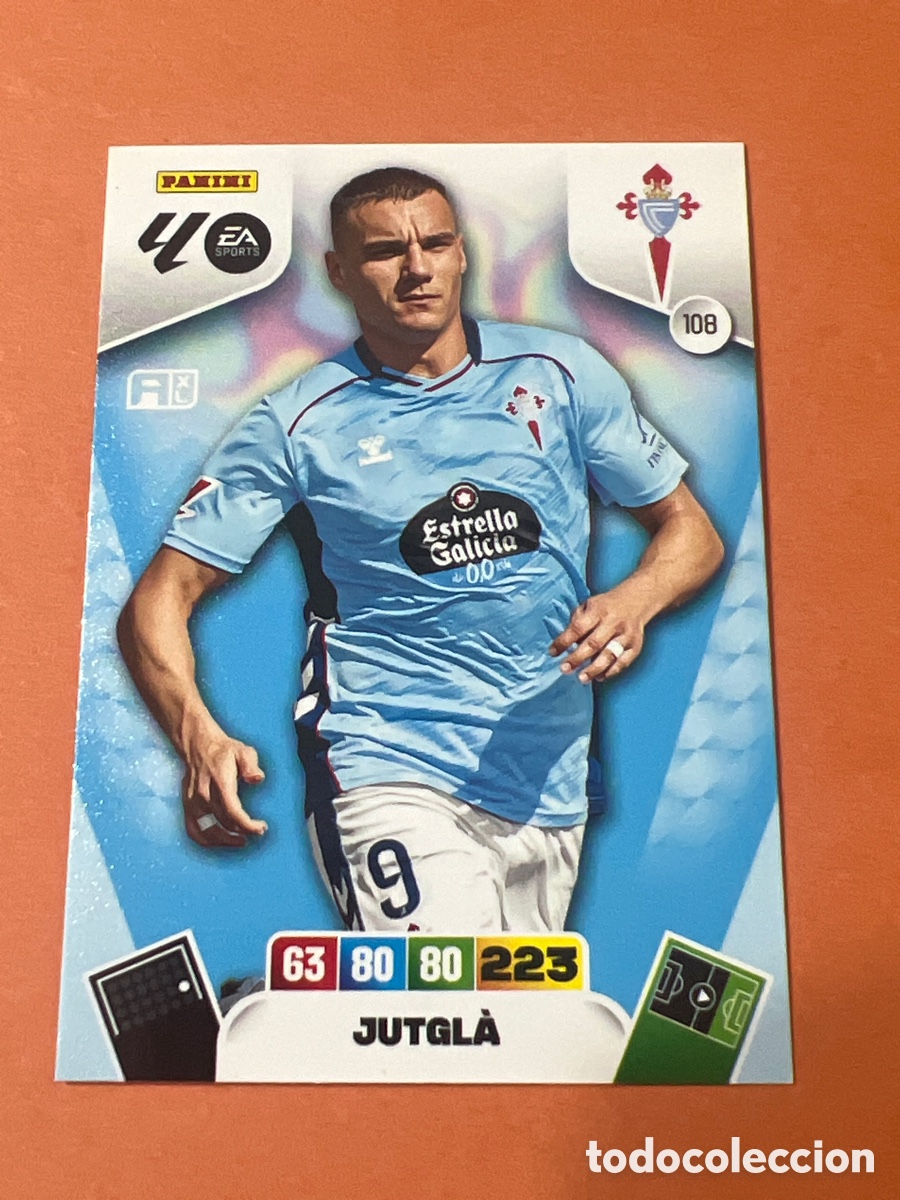 Cromos de f&uacute;tbol: E359. celta jutgla 108 adrenalyn 2025 2026 25 26 trading card