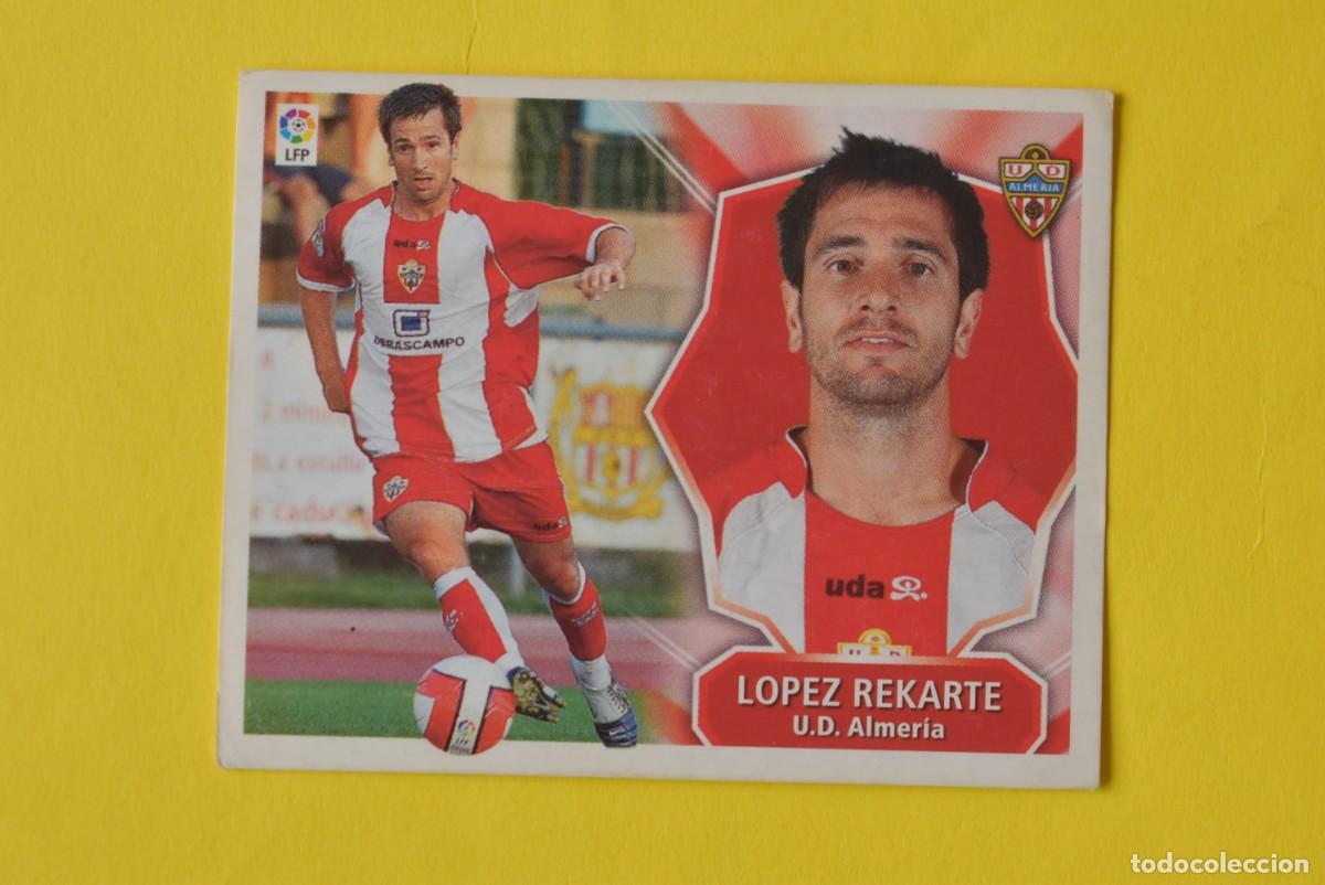 Cromos de f&uacute;tbol: Cromo Liga 2008 2009. 08 09. L&oacute;pez Rekarte. Almer&iacute;a. Colecciones ESTE.