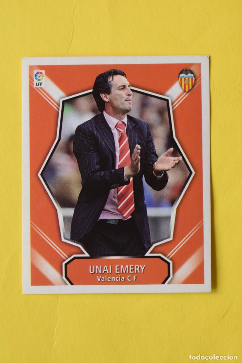 Cromos de f&uacute;tbol: Cromo Liga 2008 2009. 08 09. Entrenador. Unai Emery. Valencia. Colecciones ESTE.