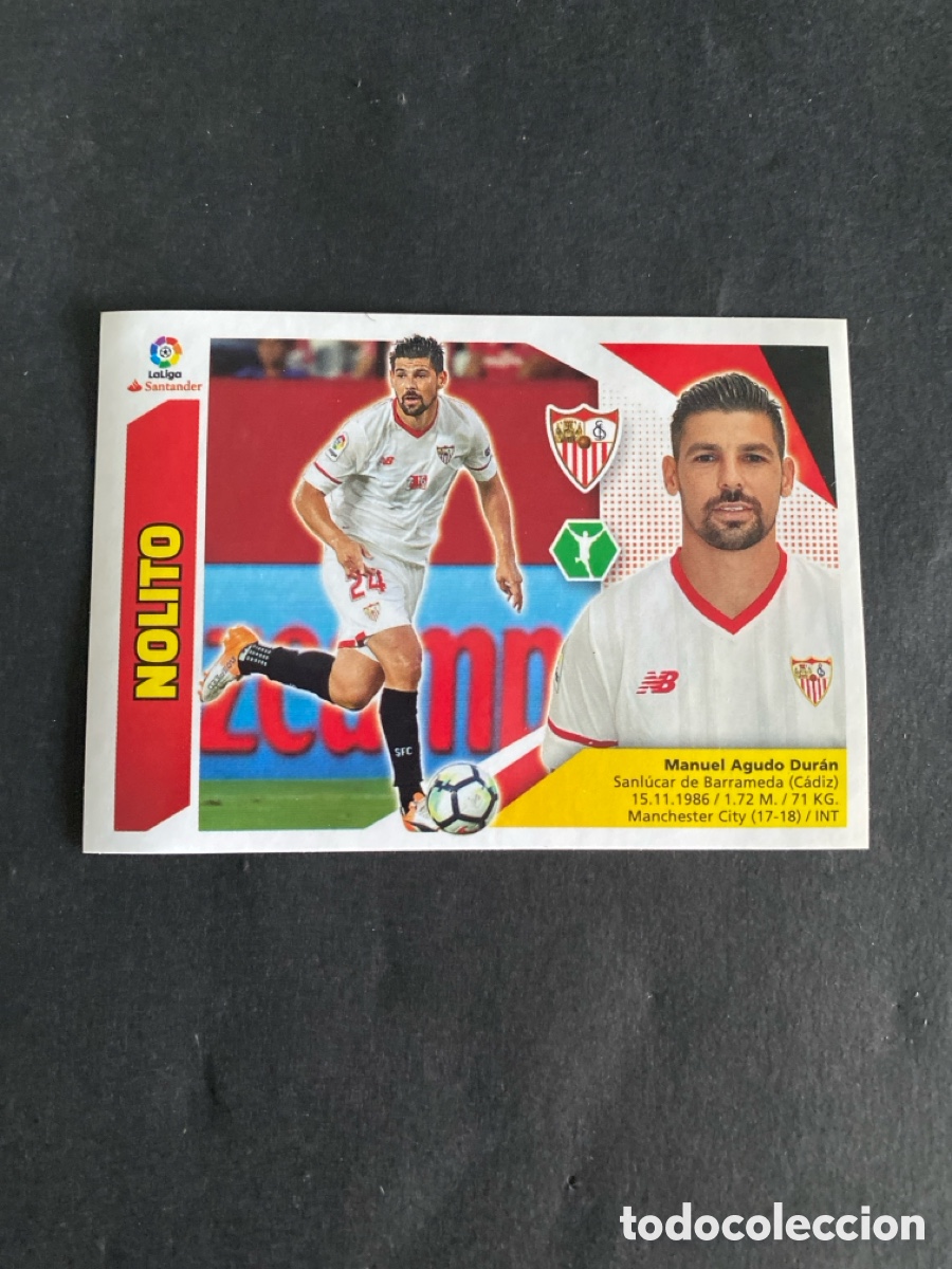 Football Stickers: Cromo liga 17/18 &Uacute;ltimos fichajes N*28