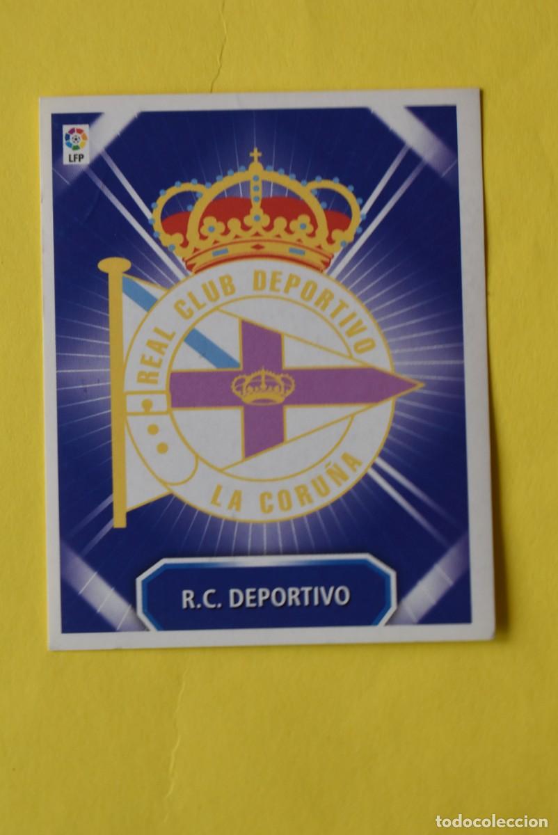 Football Stickers: Cromo Liga 2008 2009. 08 09. Escudo. Deportivo. Colecciones ESTE.