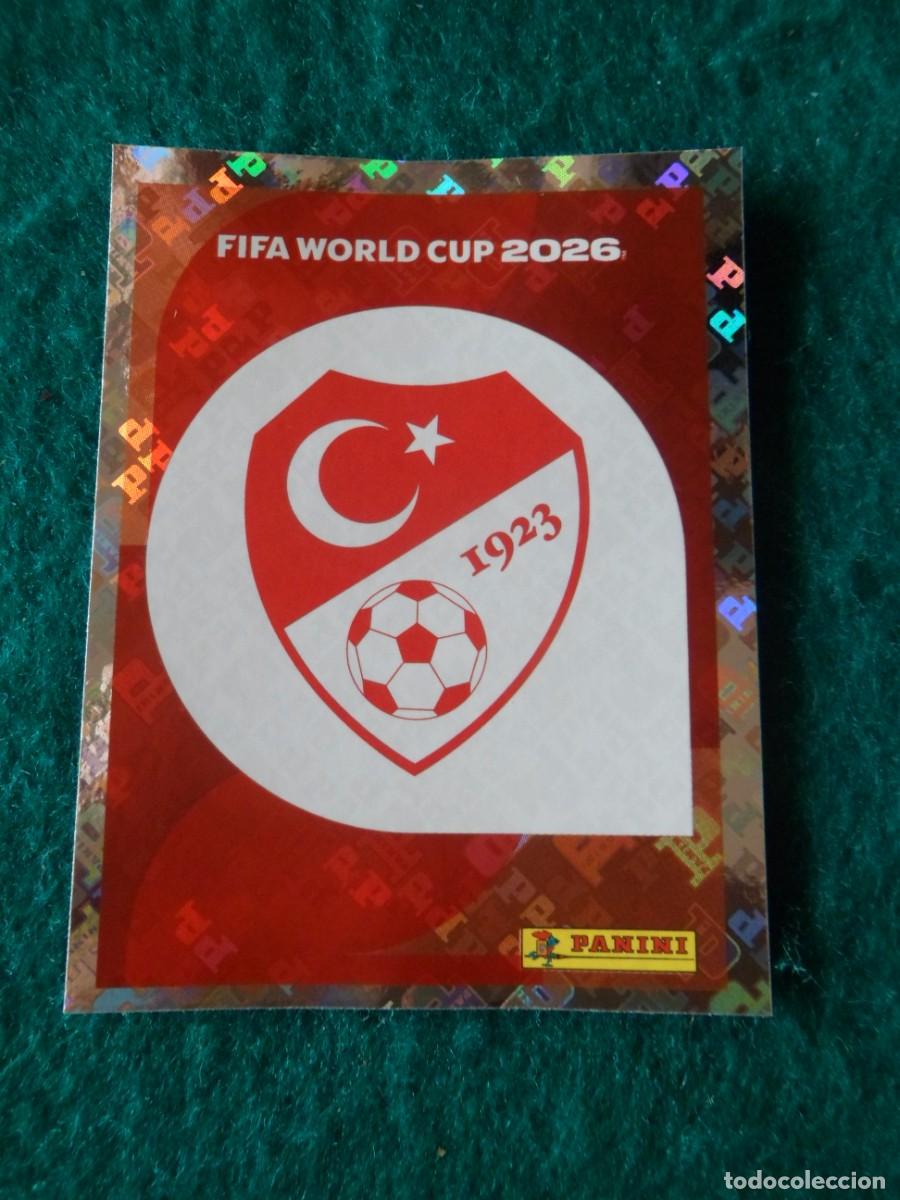Cromos de Futebol: CROMO FIFA WORLD CUP 2026. PANINI. LOGO TURQU&Iacute;A. TUR 1
