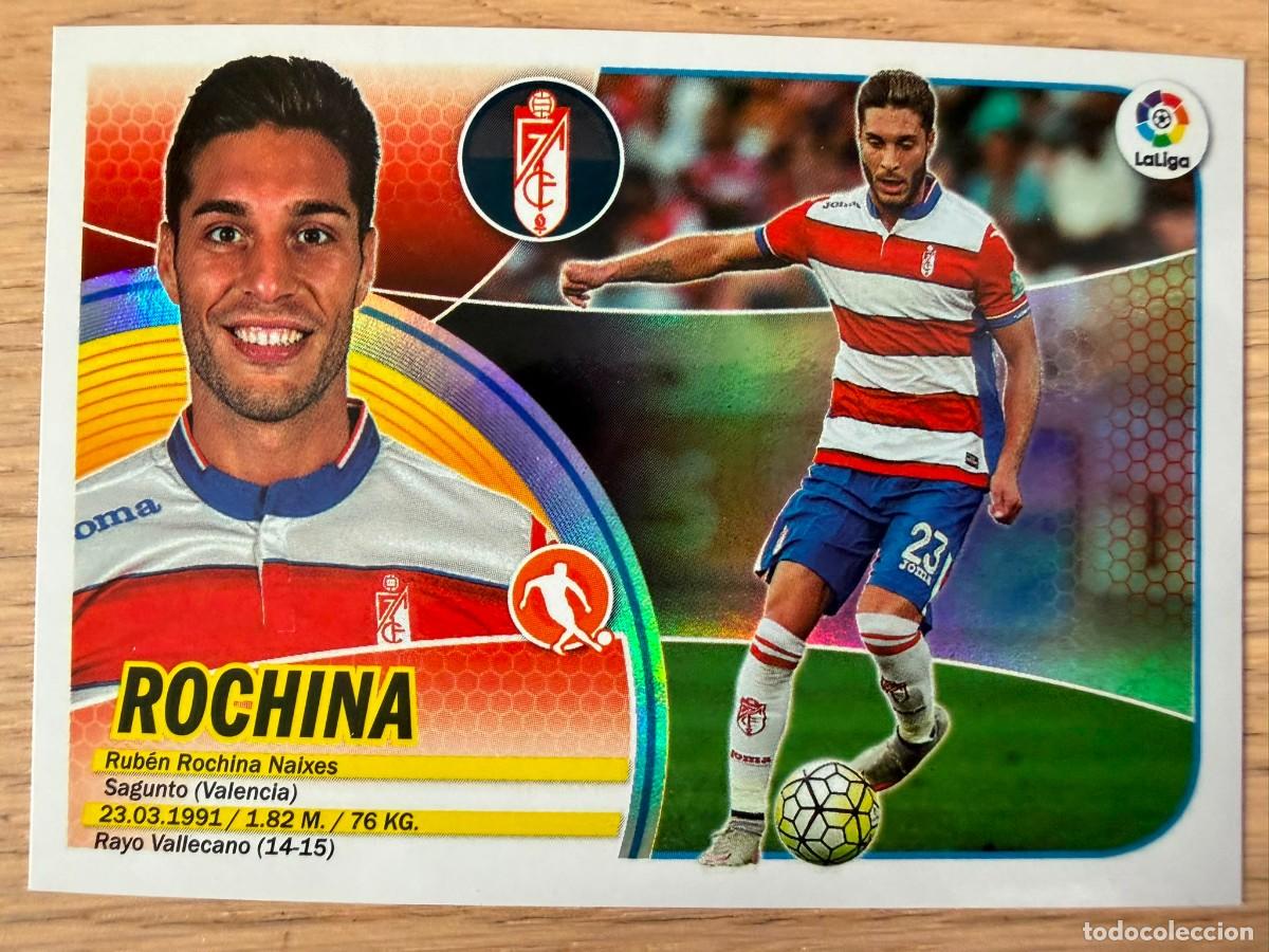 Football Stickers: 12 ROCHINA BRILLANTE GRANADA 16 17 2016 2017 LIGA SANTANDER COLECCIONES ESTE SIN PEGAR STICKER