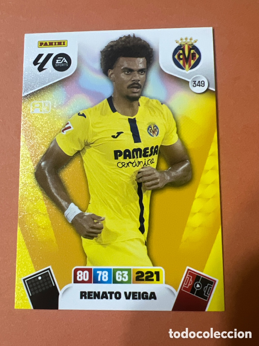 Cromos de f&uacute;tbol: E369. 349. RENATO VEIGA VILLAREAL ADRENALYN 2025 2026 PANINI 25 26