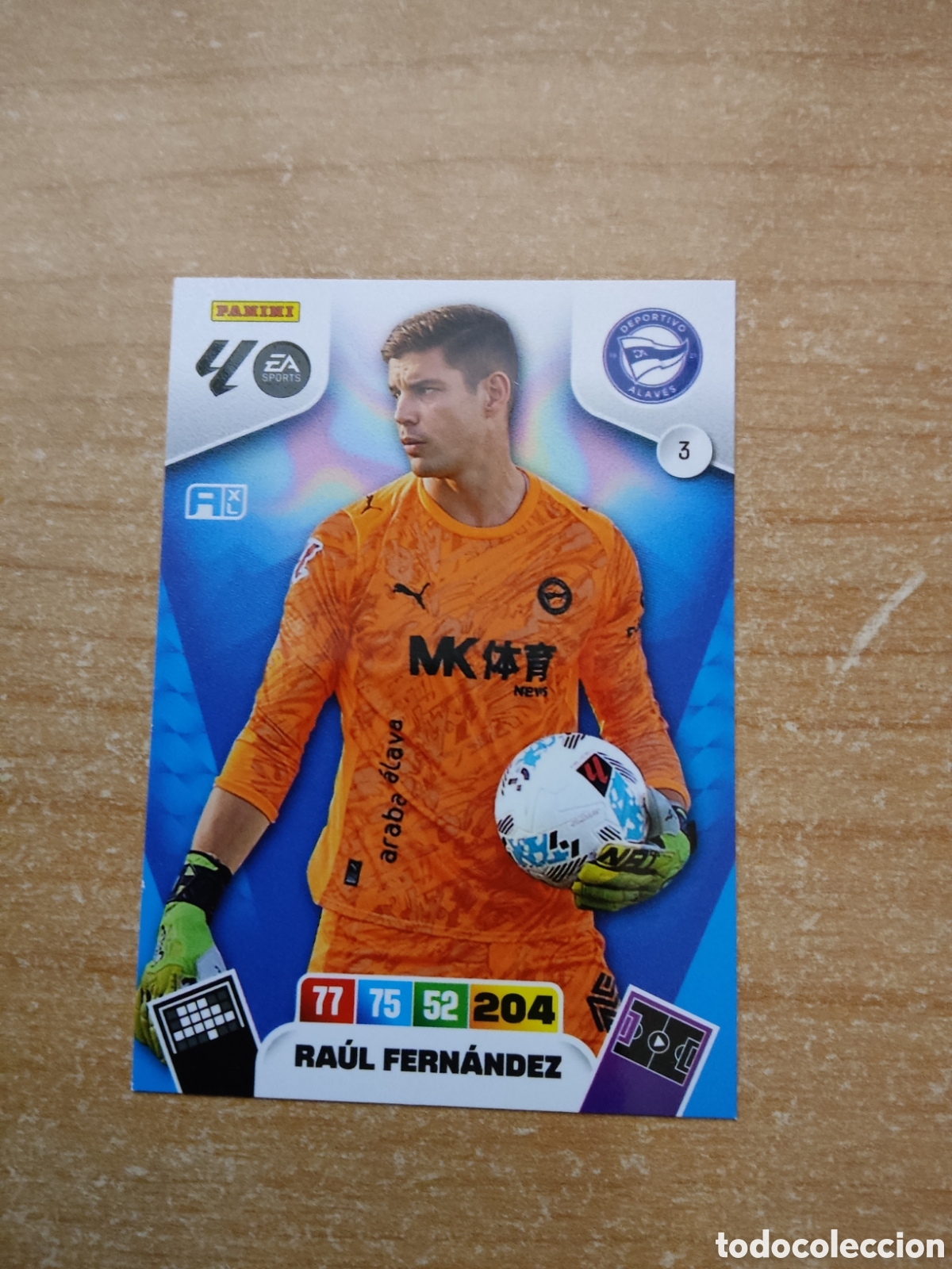 Cromos de f&uacute;tbol: 3 RAUL FERNANDEZ ALAVES ADRENALYN XL LIGA 2025 2026