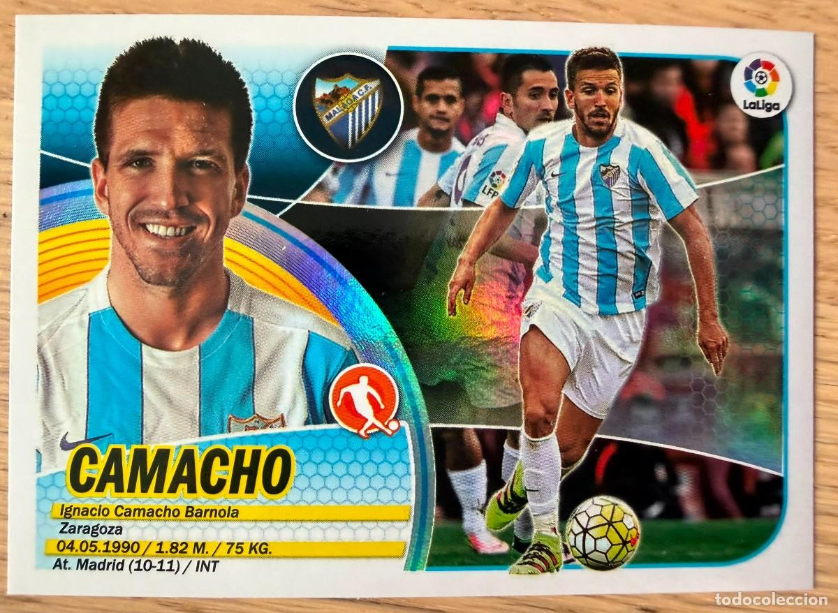 Football Stickers: 8 CAMACHO BRILLANTE MALAGA 16 17 2016 2017 LIGA SANTANDER COLECCIONES ESTE SIN PEGAR STICKER