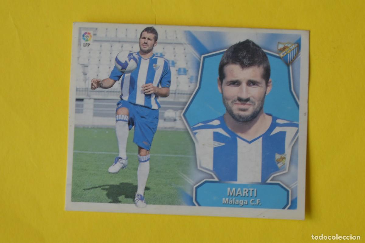 Football Stickers: Cromo Liga 2008 2009. 08 09. &Uacute;ltimos Fichajes N. &ordm; 12. Marti. M&aacute;laga. Colecciones ESTE.