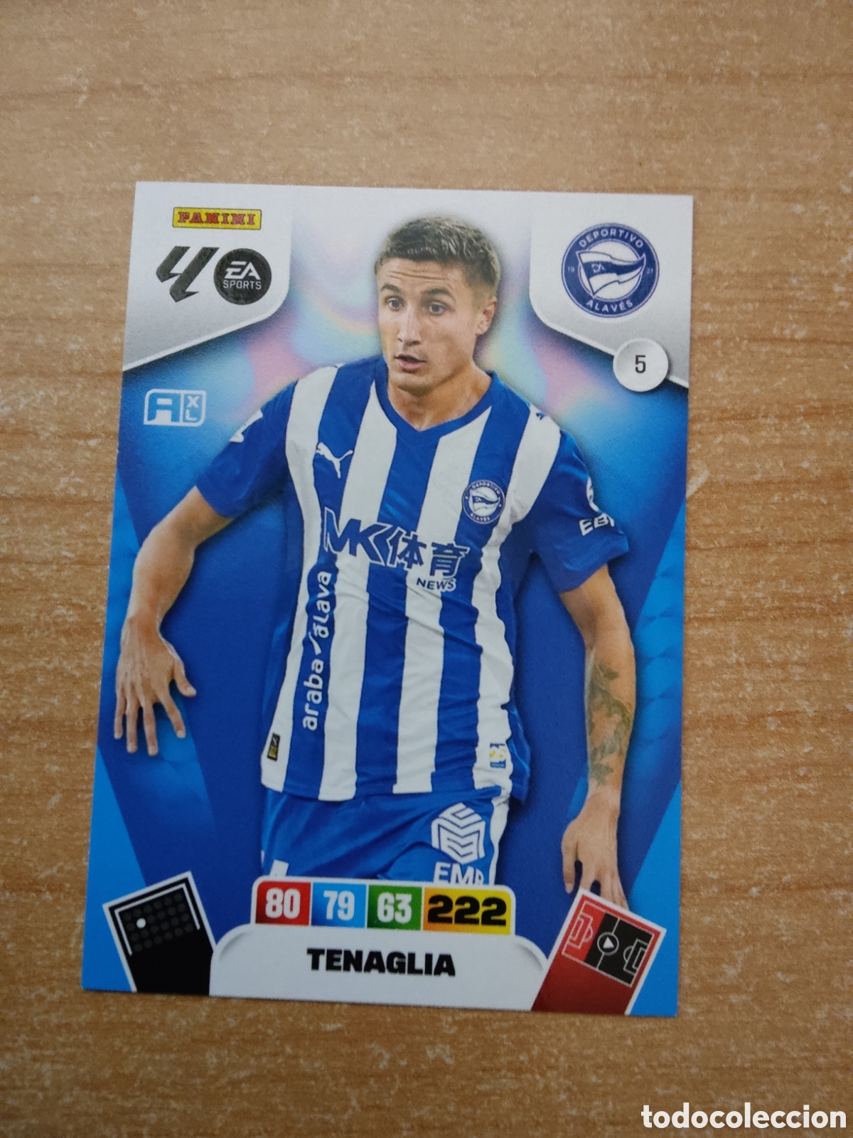 Football Stickers: 5 TENAGLIA ALAVES ADRENALYN XL LIGA 2025 2026