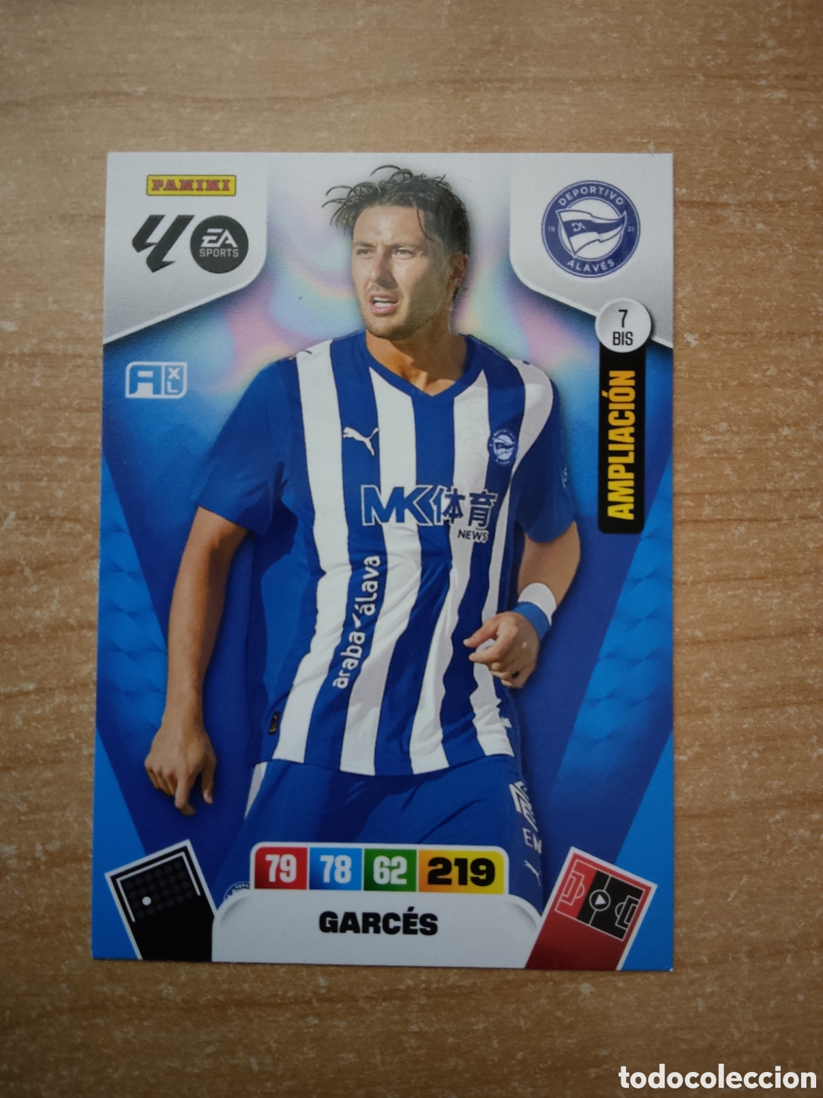 Fu&szlig;ball-Sticker: 7 BIS GARCES ALAVES AMPLIACION ADRENALYN XL LIGA 2025 2026