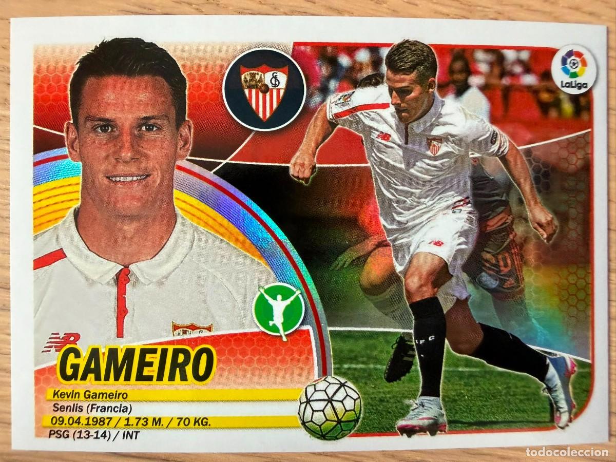 Fu&szlig;ball-Sticker: 16 GAMEIRO BRILLANTE SEVILLA 16 17 2016 2017 LIGA SANTANDER COLECCIONES ESTE SIN PEGAR STICKER