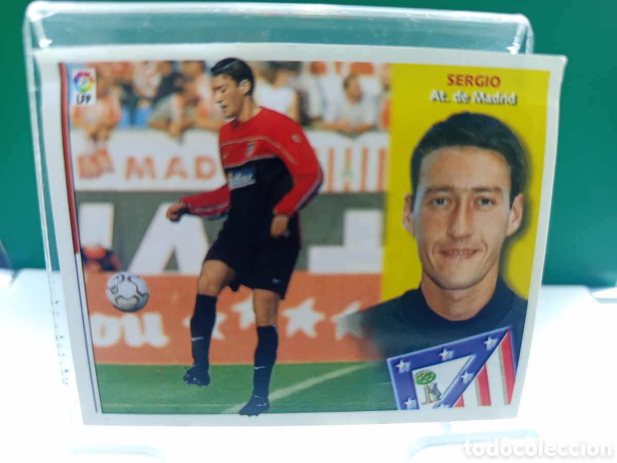 Cromos de f&uacute;tbol: ❇️ CROMO ⚽ SERGIO ATL&Eacute;TICO DE MADRID BAJA LIGA 02 03 2002 2003 ESTE DESPEGADO EN VENTANILLA ❇️