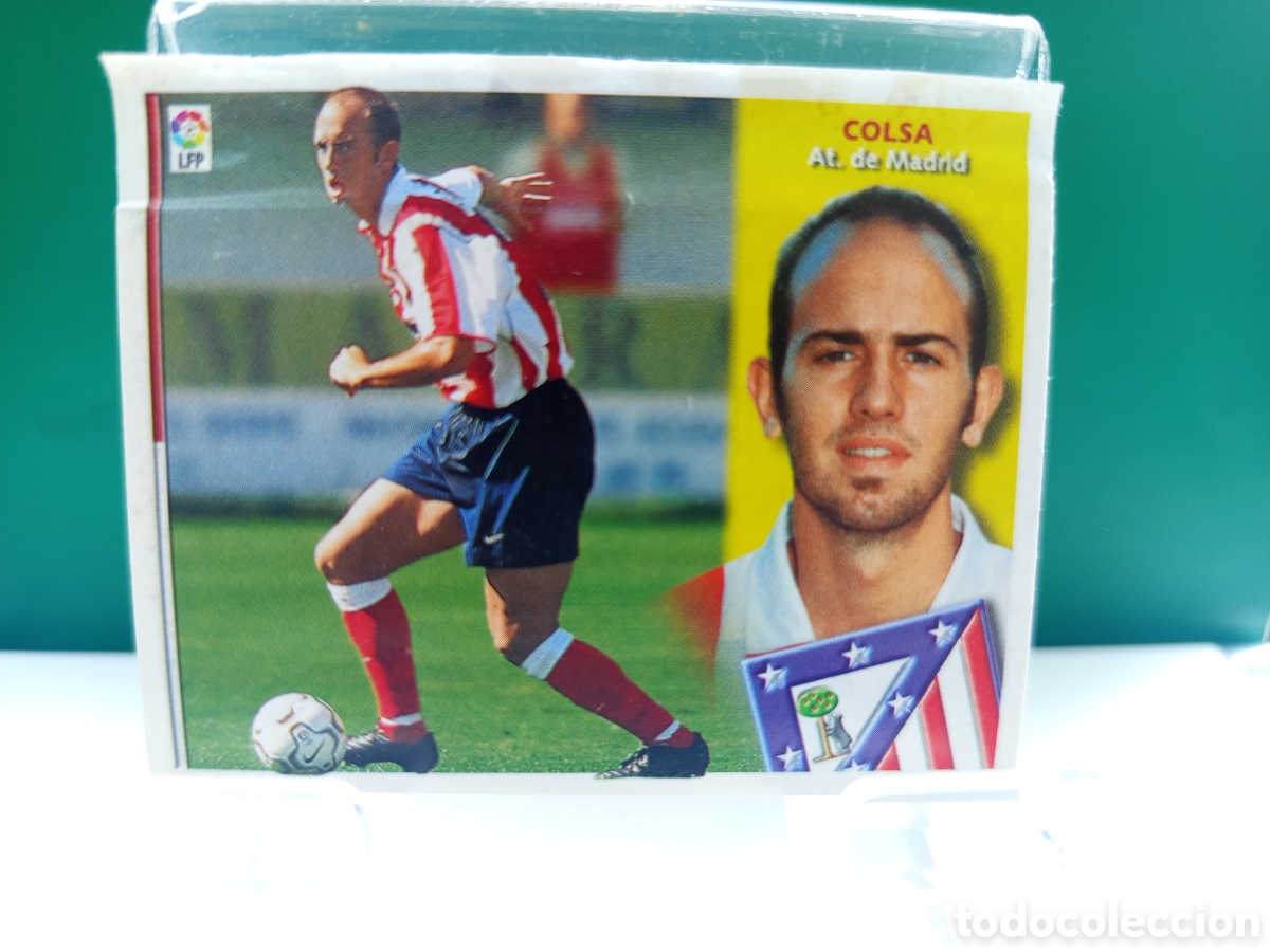 Cromos de f&uacute;tbol: ❇️ CROMO ⚽ COLSA ATL&Eacute;TICO DE MADRID BAJA LIGA 02 03 2002 2003 ESTE PANINI DESPEGADO EN VENTANILLA ❇️