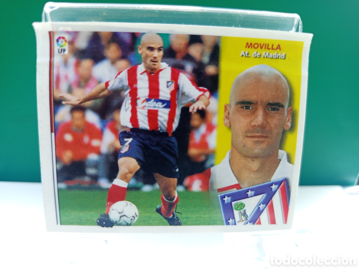 Cromos de f&uacute;tbol: ❇️ CROMO ⚽ MOVILLA ATL&Eacute;TICO DE MADRID LIGA 02 03 2002 2003 ESTE LFP PANINI DESPEGADO VENTANILLA ❇️