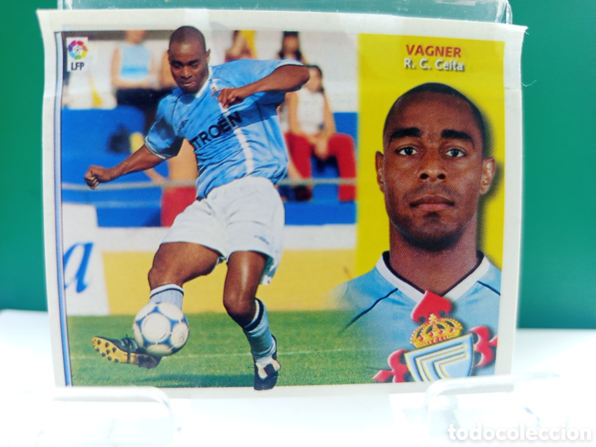 Cromos de f&uacute;tbol: ❇️ CROMO ⚽ VAGNER CELTA DE VIGO LIGA 02 03 2002 2003 ESTE LFP PANINI DESPEGADO EN VENTANILLA ❇️