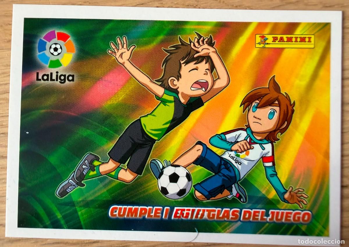 Cromos de f&uacute;tbol: 2 CUMPLE REGLAS DEL JUEGO VALORES DEL CAPI 16 17 2016 2017 LIGA SANTANDER COLECCIONES ESTE SIN PEGAR