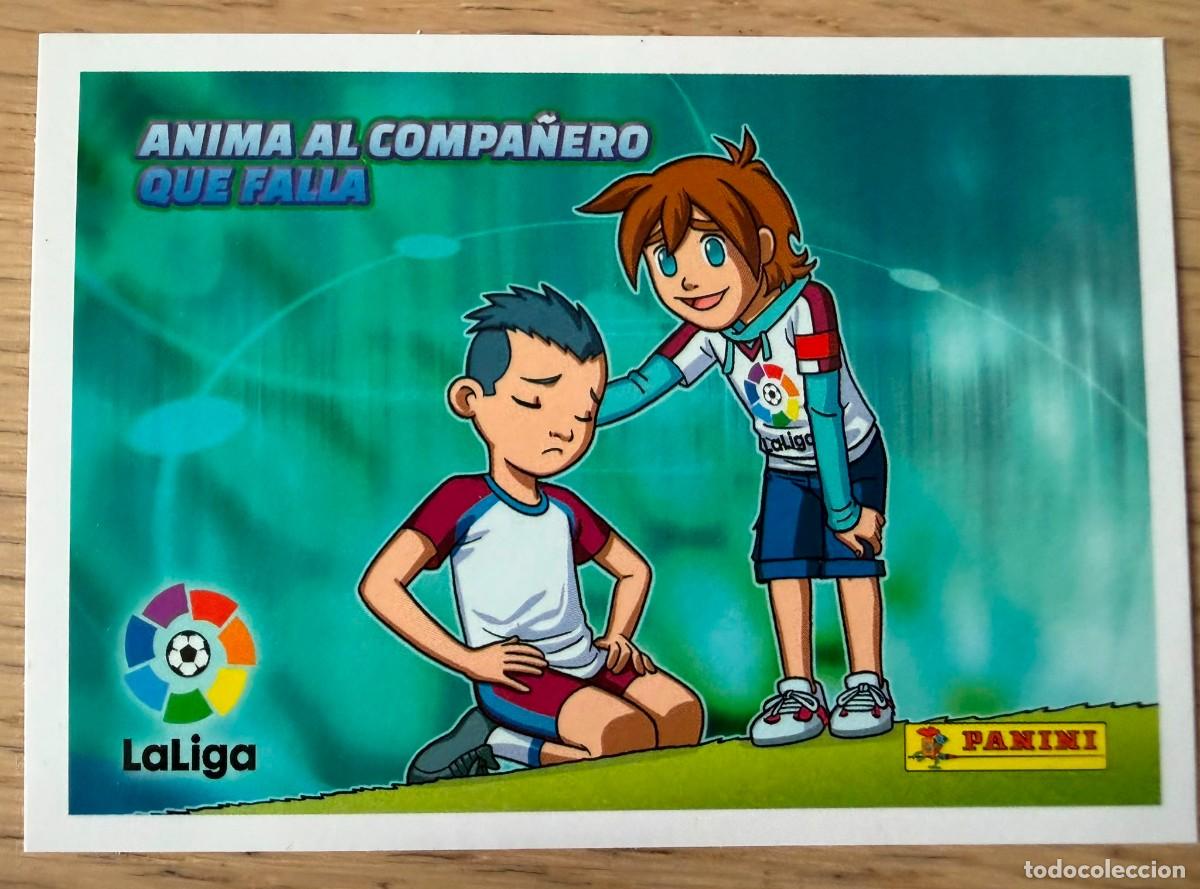 Cromos de f&uacute;tbol: 6 ANIMAR AL COMPA&Ntilde;ERO VALORES DEL CAPI 16 17 2016 2017 LIGA SANTANDER COLECCIONES ESTE SIN PEGAR