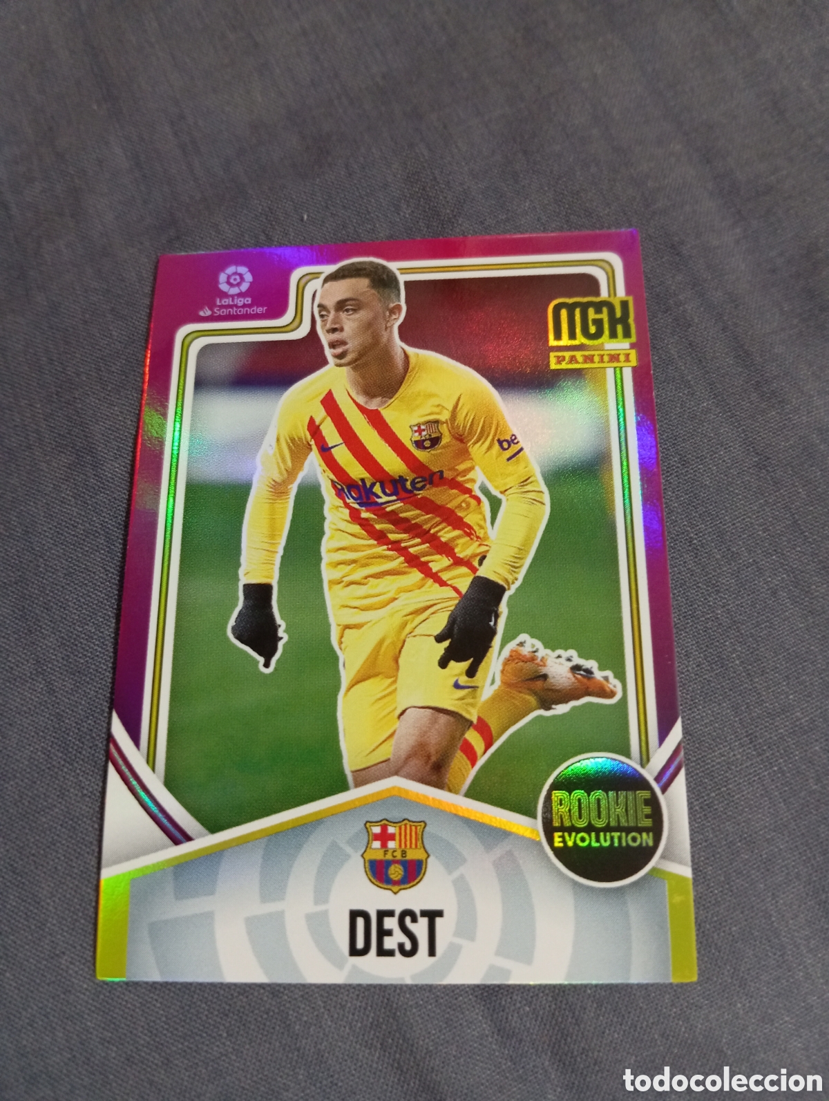 Cromos de f&uacute;tbol: Dest Barcelona ROOKIE EVOLUTION n&deg;387 / PANINI MEGACRACKS 2021/2022