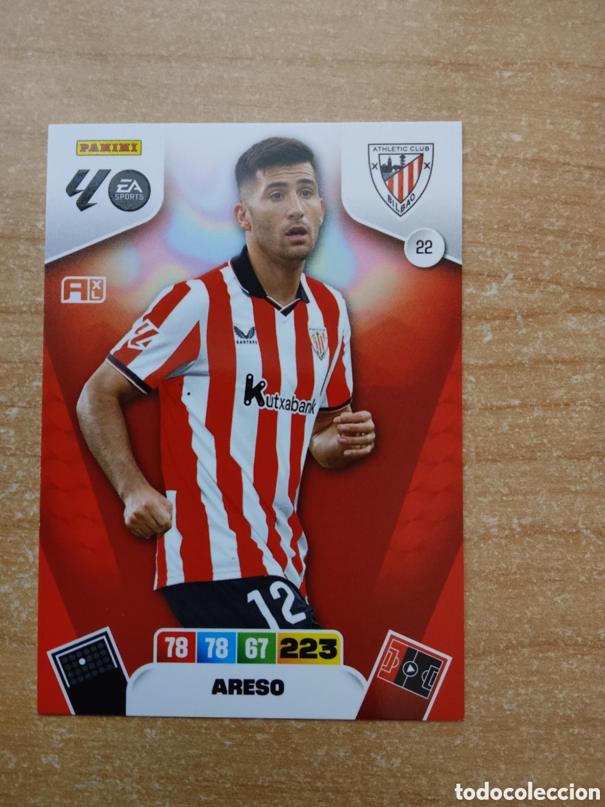 Cromos de f&uacute;tbol: 22 ARESO ATHLETIC CLUB ADRENALYN XL LIGA 2025 2026