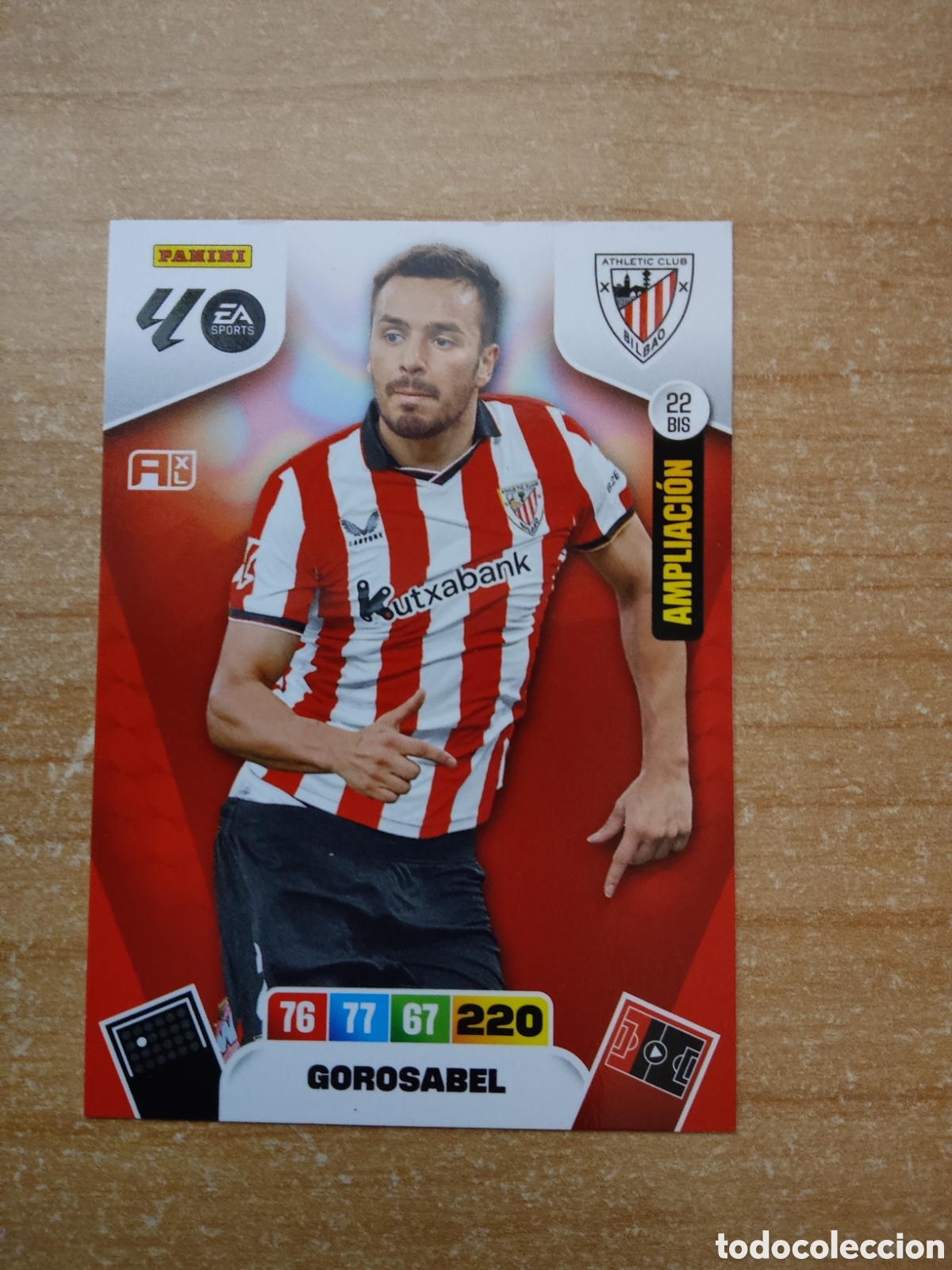 Cromos de f&uacute;tbol: 22 BIS GOROSABEL AMPLIACION ATHLETIC CLUB ADRENALYN XL LIGA 2025 2026