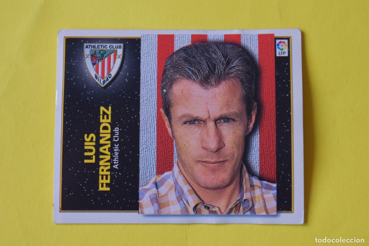 Cromos de Futebol: Cromo Liga 1998 1999. 98 99. Entrenador. Luis Fern&aacute;ndez. Athletic Club. Colecciones ESTE. Sin pegar