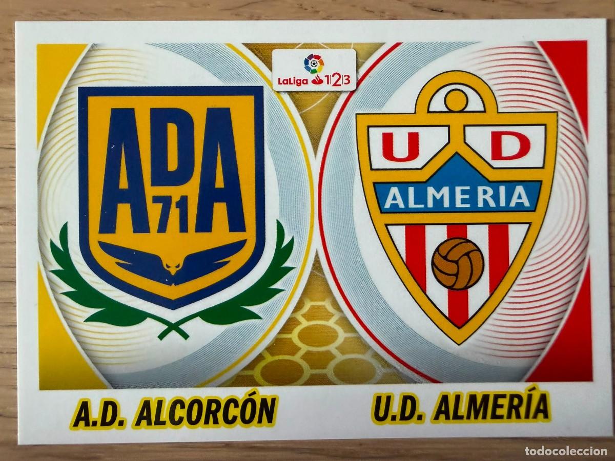 Cromos de Futebol: 1 ESCUDO ALCORCON ALMERIA 16 17 2016 2017 LIGA SANTANDER 123 COLECCIONES ESTE SIN PEGAR STICKER