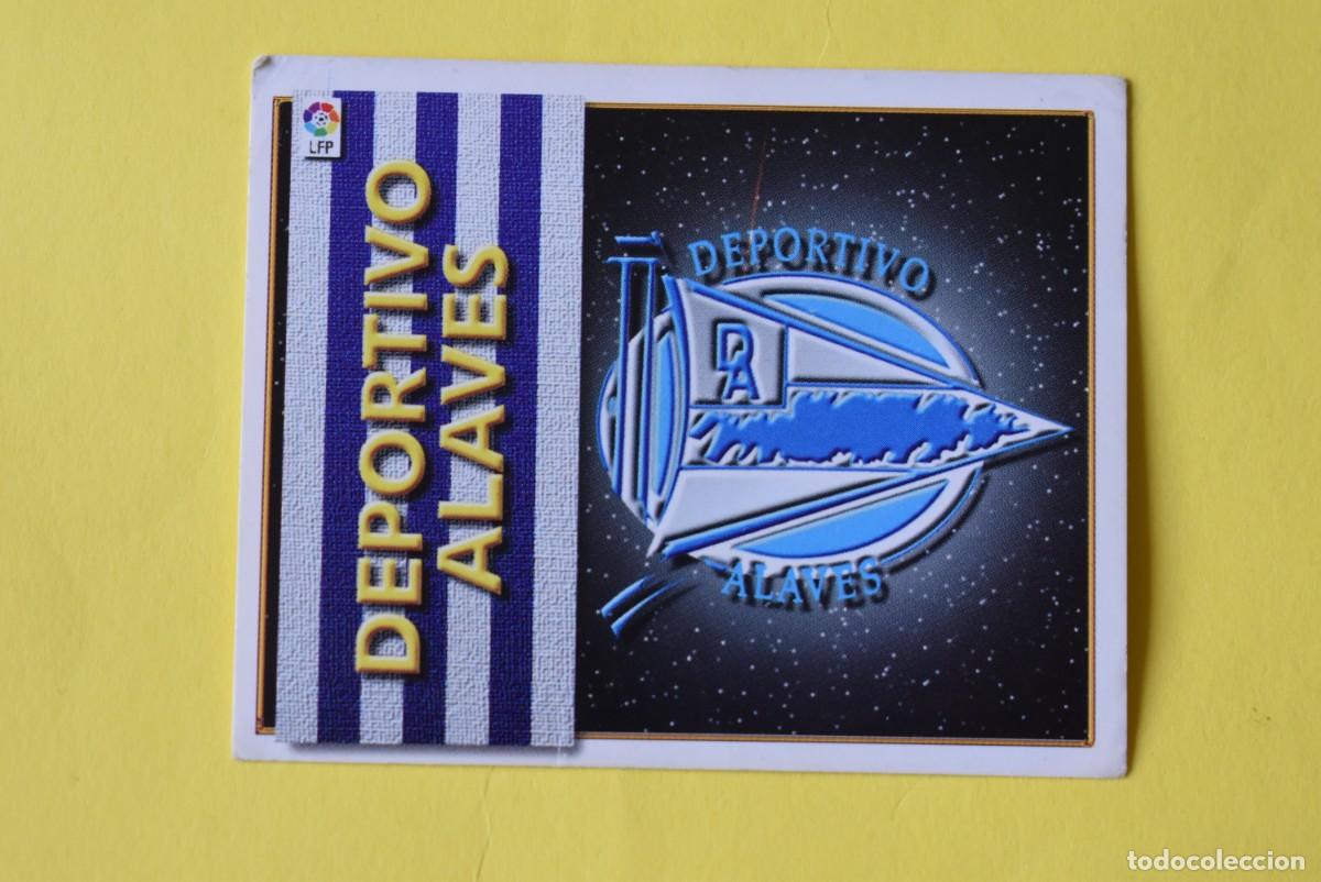 Cromos de Futebol: Cromo Liga 1998 1999. 98 99. Escudo. Deportivo Alav&eacute;s. Colecciones ESTE. Sin pegar