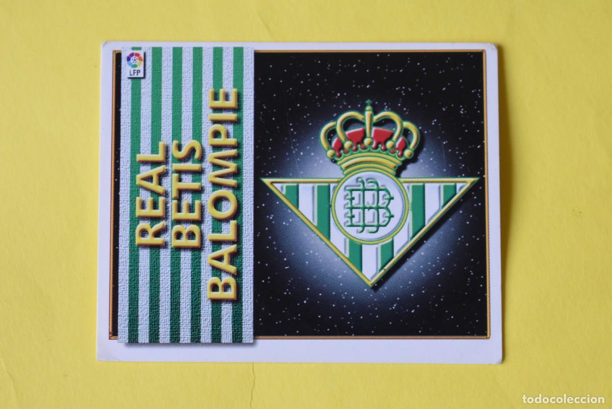 Football Stickers: Cromo Liga 1998 1999. 98 99. Escudo. Real Betis. Colecciones ESTE. Sin pegar